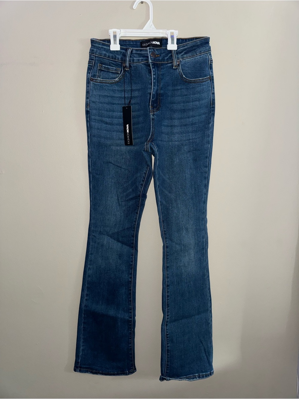 Fashion Nova Indigo Flare Jeans